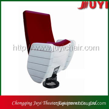 cheap auditorium seating JY-909 factory price fabric cover plastic back hot selling tip up